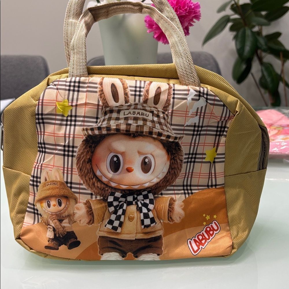 Labubu new Cute Cartoon Character Tote Bag